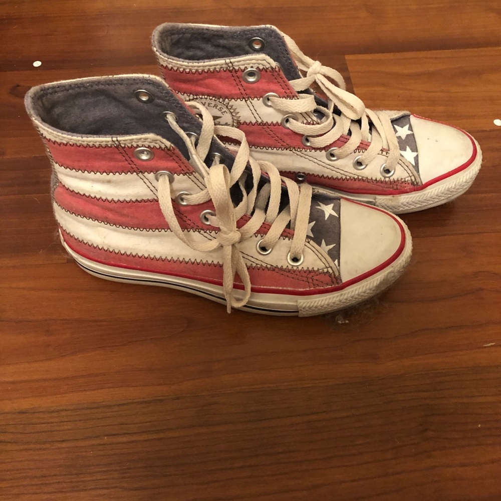 American flag converse